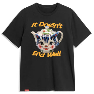 Jacuzzi Skateboards Shirt Tea Pot Black