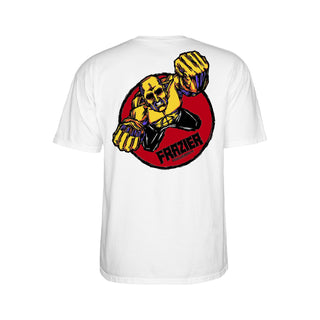 Powell Peralta Skateboards Shirt Mike Frazier Yellow Man White