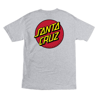 Santa Cruz Shirt Classic Dot Heather Grey