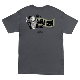 Santa Cruz Skateboards Shirt Roskopp Voodoo Room Charcoal