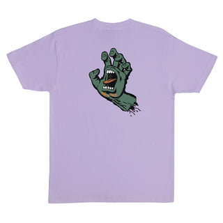 Santa Cruz Skateboards Shirt Screaming Hand Orchid/Dark Green