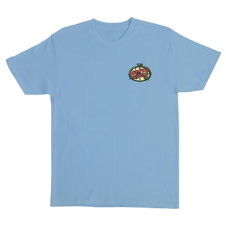 Santa Cruz Skateboards Shirt Grabke All Around Stone Blue