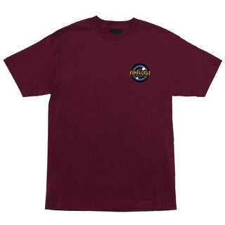 Santa Cruz Skateboards Shirt Roskopp Iris Maroon