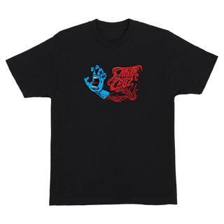Santa Cruz Skateboards Shirt Screaming SC Veins Black