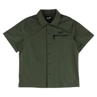 Welcome Skateboards Work Shirt Altar Ripstop Ivy Green