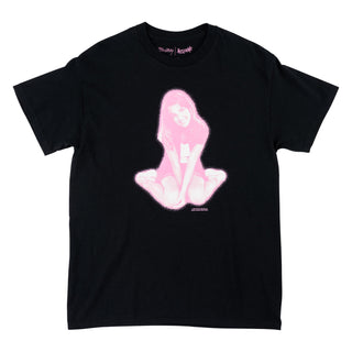 Welcome Skateboards x Britney Flower T-Shirt Black