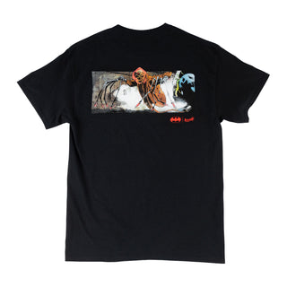 Welcome x Batman Skateboard T-Shirt Unlikely Friends Black