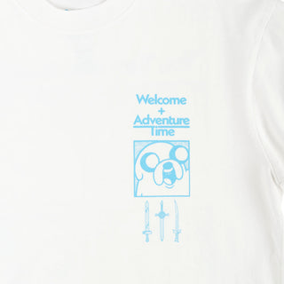 Welcome x Adventure Time Shirt Heart On White/Blue