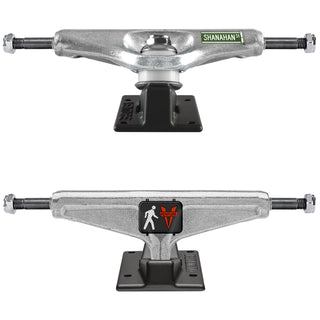 Venture  Skateboard Trucks Shanahan Streets V-Lights Silver/Black 5.8 (8.5") Pair