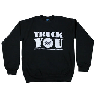 Royal Crew Sweatshirt TRUCK YOU BLACK