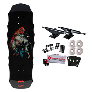 Welcome x Batman Skateboard Complete Bane of Widow Black Dip 10.0"