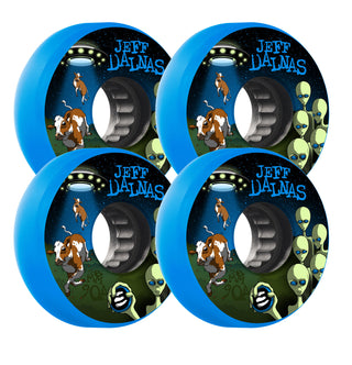 Eulogy Aggressive Wheels 58mm Jeff Dalnas Alien 90A Blue 4-Pack