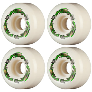 Powell Peralta Skateboard Wheels 64mm x 40mm Dragon Formula 88A Bomber Off White