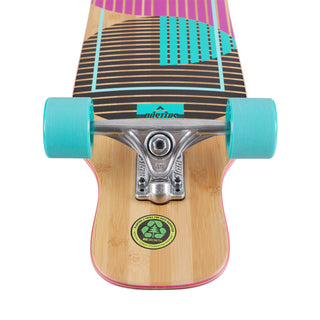 Dusters Longboard Wanderlust Teal/Purple Dancer 9.5" x 47"