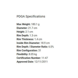 Westside Disc Golf Tournament Ring Warship Midrange 5/6/0/1 White/Black 177 grams