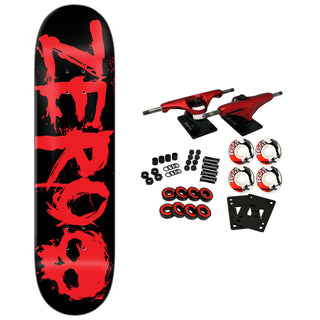 Zero Skateboard Complete Blood Text 8.25" x 31.9"