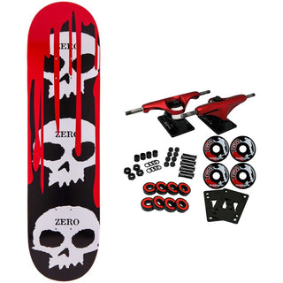 Zero Complete 3 Skulls with Blood 7.75"