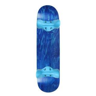 Softrucks Practice Complete - 8.0" Stained Blue Deck / Blue Trucks