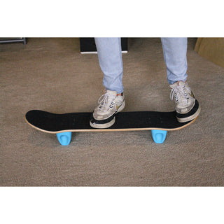 Softrucks Practice Complete - 8.0" Stained Red Deck / Blue Trucks