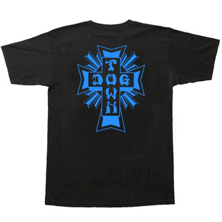 Dogtown Skateboards Shirt Cross Logo Black/Blue
