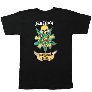 Dogtown Skateboards Shirt Suicidal Skates Possessed to Skate 80s Black