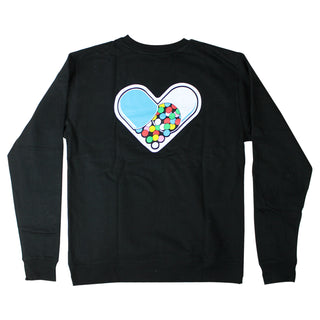 Enjoi Crew Sweatshirt Artsy Black