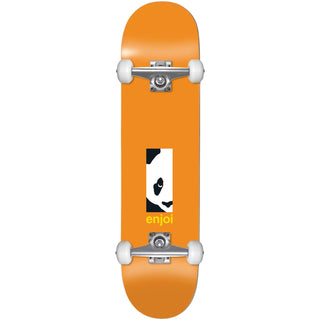 Enjoi Skateboard Complete Box Panda Orange 8.125"