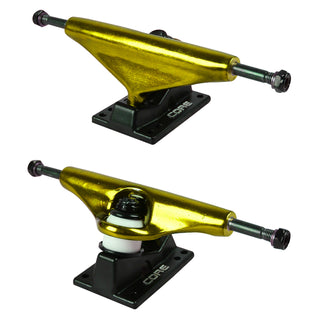Core Trucks 5.25 (8.0") Anodized Gold / Black Base