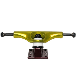 Core Hollow Trucks 5.25 (8.0") Anodized Gold With Red Base (Hollow Kingpin)