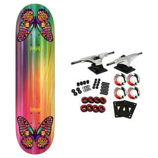 Real Skateboard Complete Ishod Rainbow Monarch Twin Tail 8.25" x 31.8"