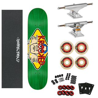Krooked Complete Arketype ASSORTED 8.06" Independent Trucks, Spitfire Wheels