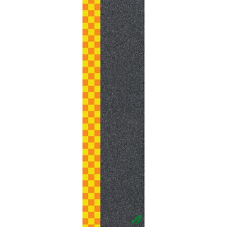 Mob Griptape Checker Strip Orange/Yellow 9" x 33" Sheet