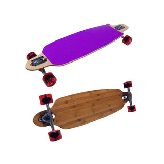 Bamboo Drop Through Lowrider complete - Purple grip tape