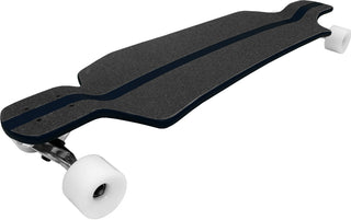 Black Pinstripe Freestyle Drop Concave Longboard Freeride Cruiser Downhill Slide