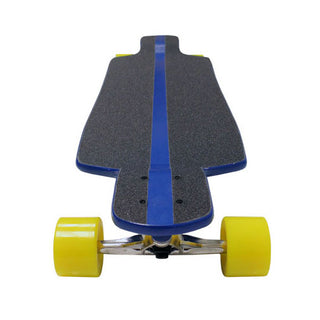 Blue Pinstripe Freestyle Drop Concave Longboard Freeride Cruiser Downhill Slide