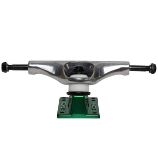 Core Hollow Trucks 5.25 (8.0") Silver With Green Base (Hollow Kingpin)