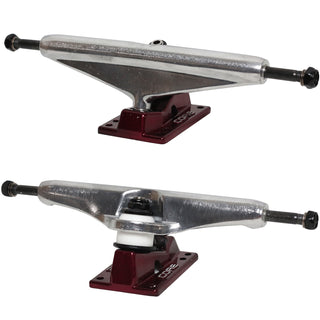 Core Hollow Trucks 7.0 (9.75") Silver With Red Base (Hollow Kingpin)