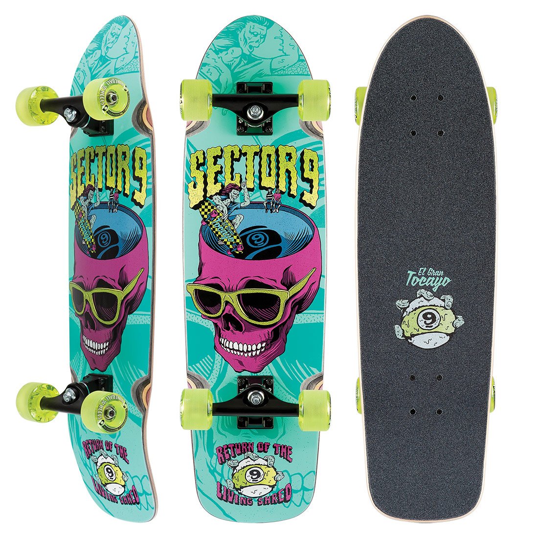 Sector 9 Cruiser Complete Return of Shred 8.625