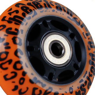 Cheetah Rippers 76mm 82A Orange Wheels with Abec 9 Bearings for Razor RipStik