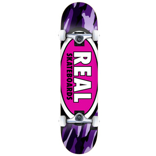 Real Complete Oval Camo Purple 8.0" Factory Assembled