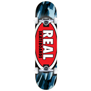 Real Complete Oval Camo Blue 7.3" Factory Assembled