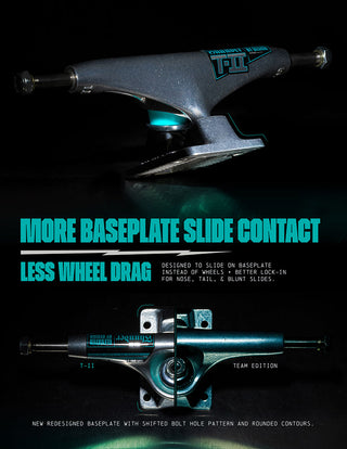 Thunder Skateboard Trucks T-II Polished 148 (8.25") Silver