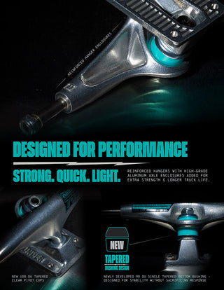 Thunder Skateboard Trucks T-II Polished 147 (8.0") Silver