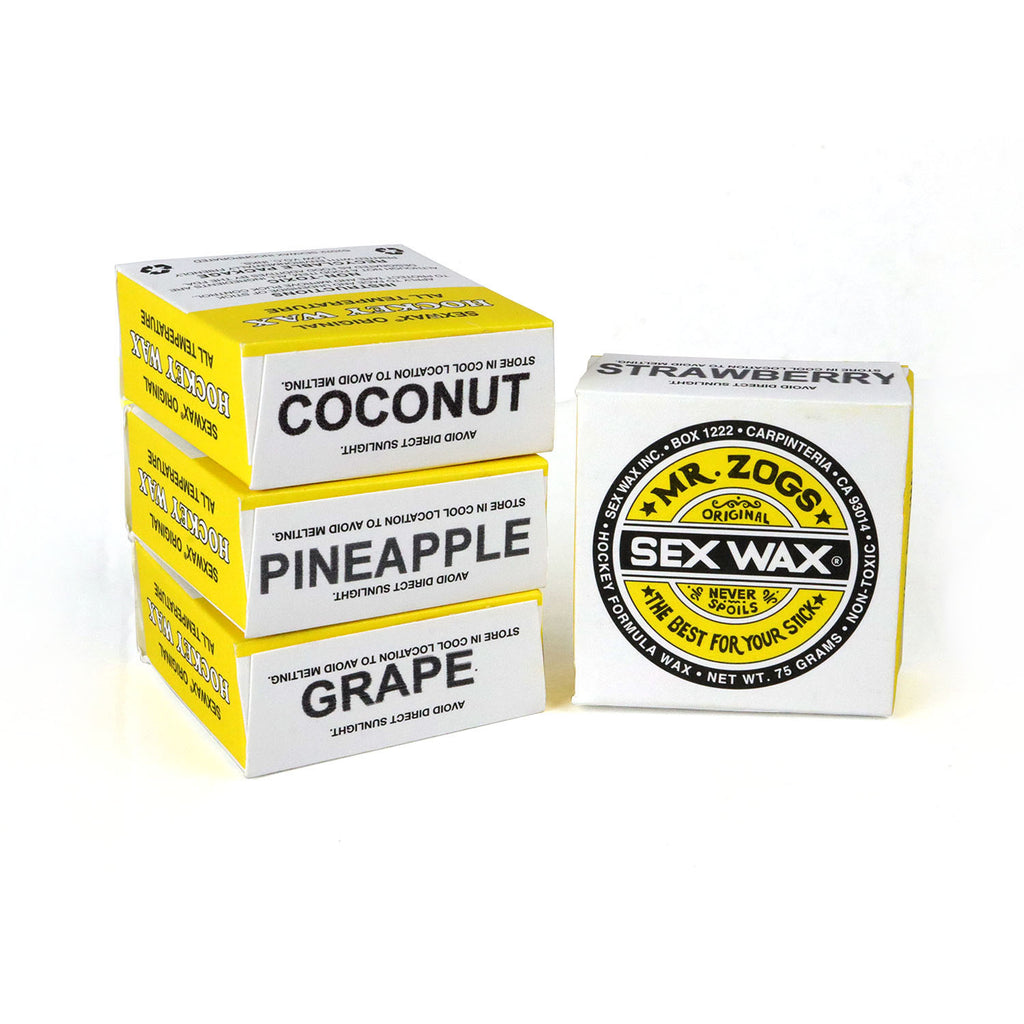Sex Wax Mr. Zogs Sexwax - Cold Water Surf Wax (Coconut Scented, White) Sex Paddle
