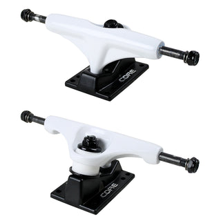 Core Trucks 5.0 (7.75") Dipped White / Black Base
