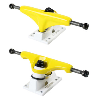 Core Trucks 5.0 (7.75") Dipped Yellow / White Base