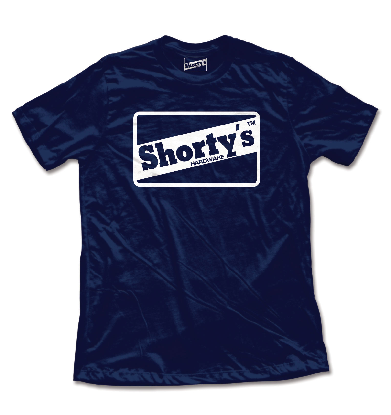 Shorty S Skateboard Shirt OG Logo Navy EBay