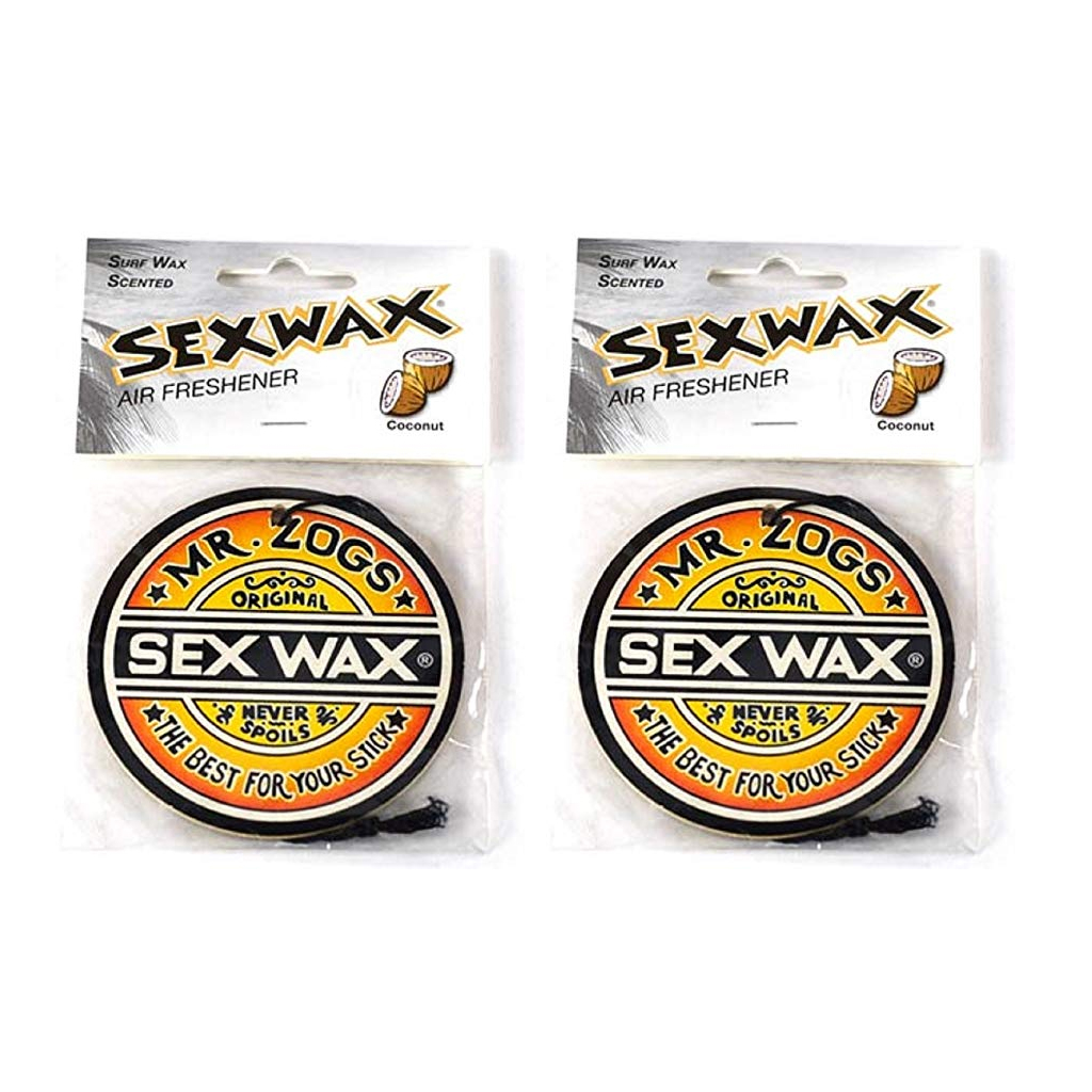 Sex Wax Surf Board Wax Style Air Freshener Pack Coconut Scent Ebay