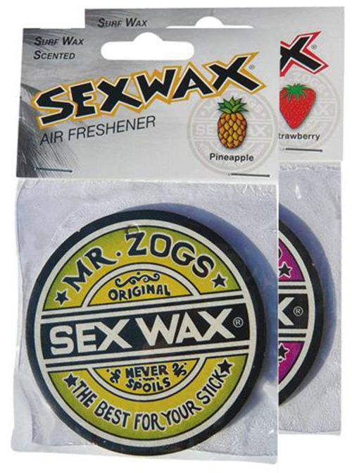 Mr Zoggs Sex Wax Air Freshener Logo Pack Pineapple And Strawberry