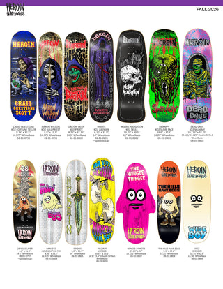Heroin Skateboards Fall 2026 Collection